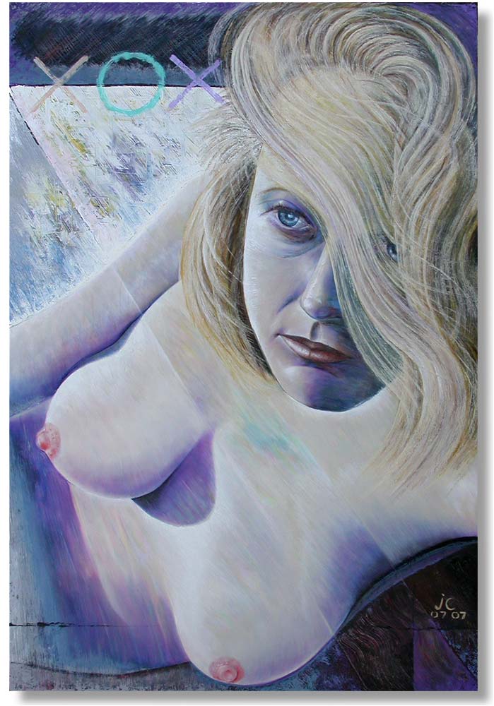 Christine, oil on canvas 72x48 in.